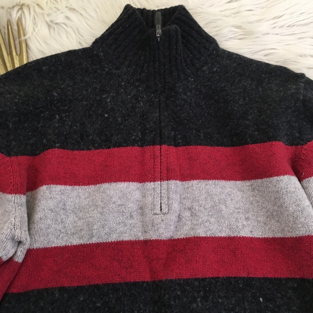 🖤SOLD❤️Columbia Mens Wool Blend 1/2 Zip  Sweater - Picture 2 of 6